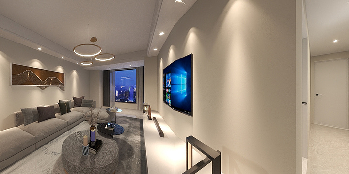 全案设计----优时代双层-装修设计方案