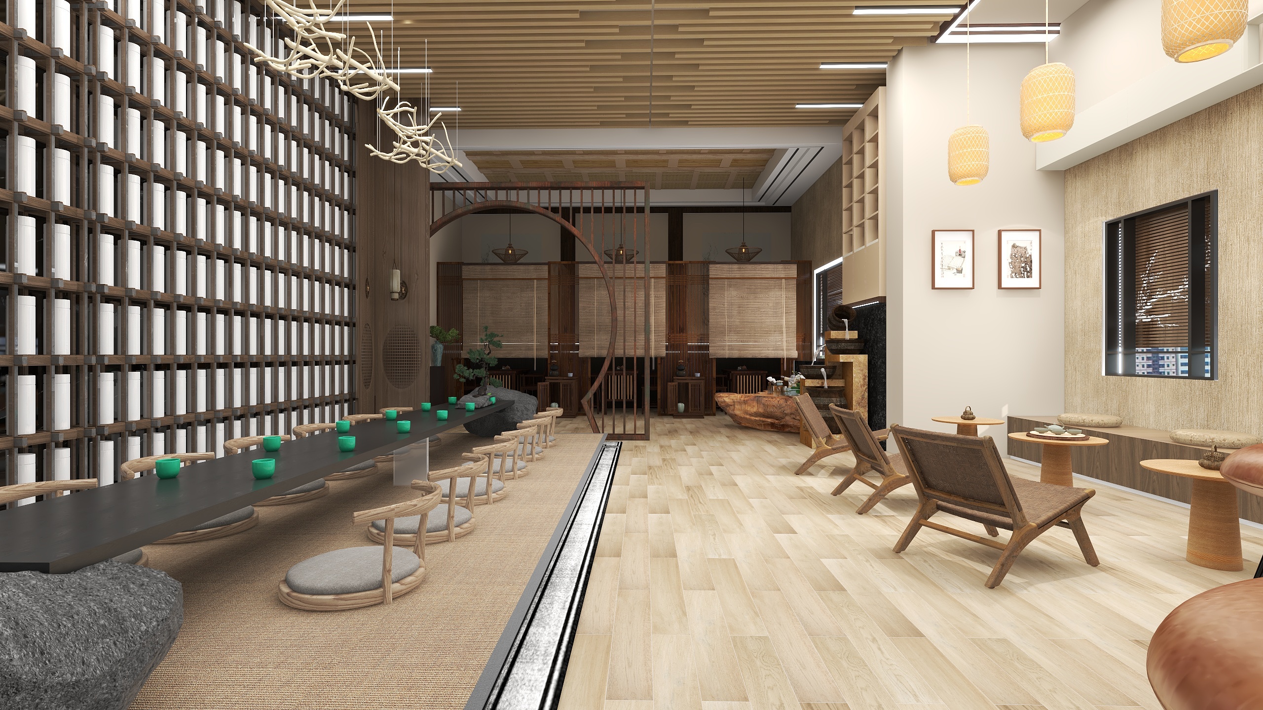 ONESELFNjkL-茶室装修效果图