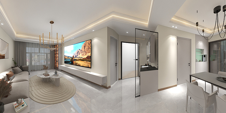 一森云居设计装饰-春天里4号楼6楼105-装修设计方案