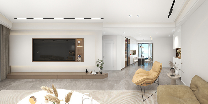 李贤设计-东方今典现代风格雅居效果-装修设计方案