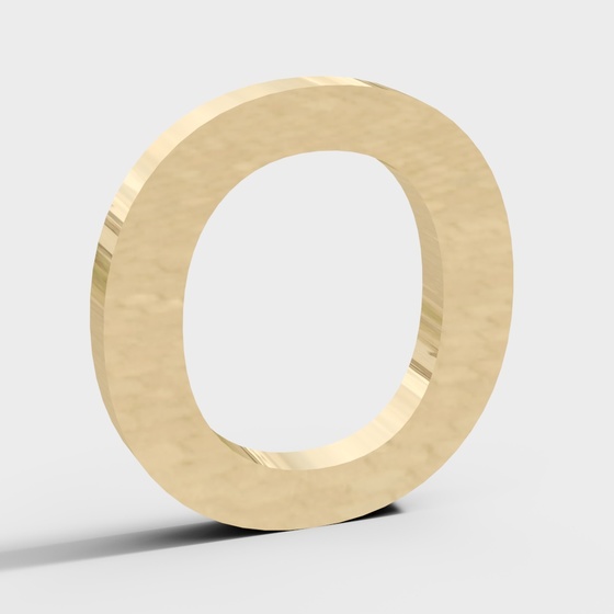 Colorful Text etc 3D Model with Various Colors