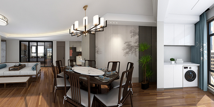 庆阳优佳设计装饰工程有限公司-惠风尚院-装修设计方案