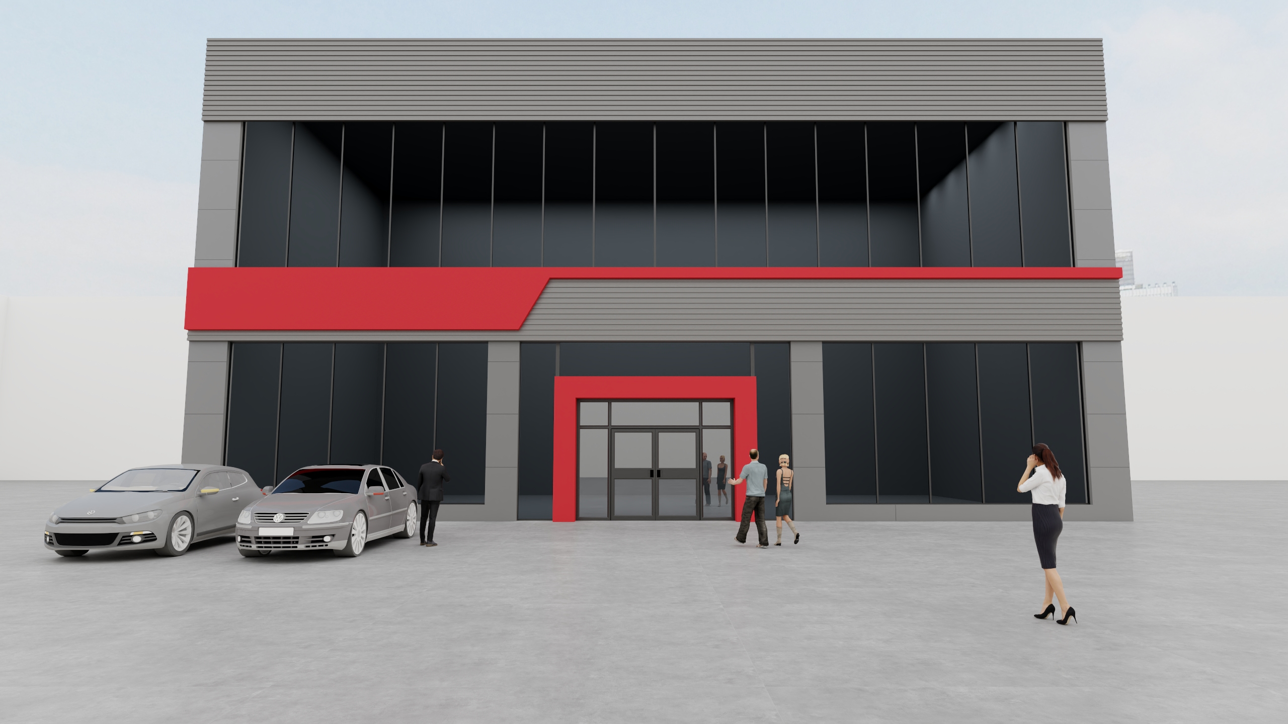 齐Design-大众4S店-装修设计方案