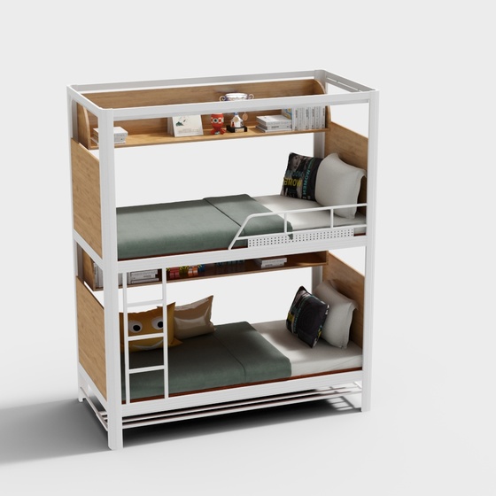 Modern dormitory bunk bed