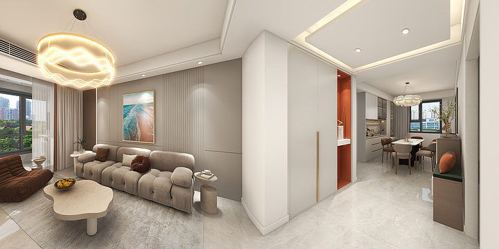 亦木全景设计平台-中海半山湾畔-装修设计方案