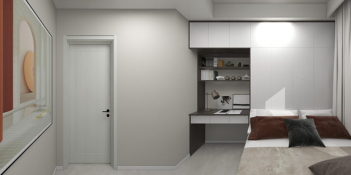 JAKE为你设计-玫瑰世纪城邓女士效果图-装修设计方案