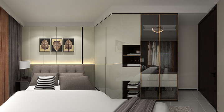 乐凡设计L3-丽达华府113轻奢-装修设计方案