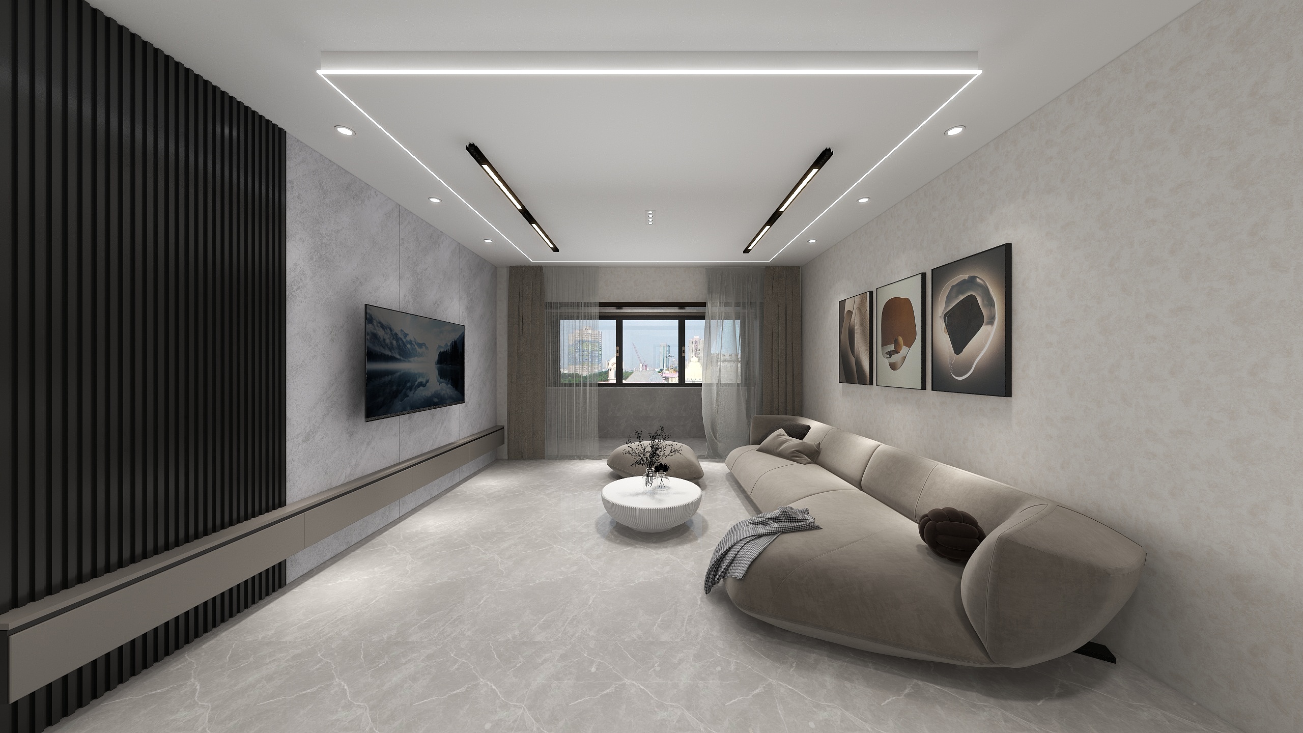 王璐-平城府145.65-轻奢-装修设计方案