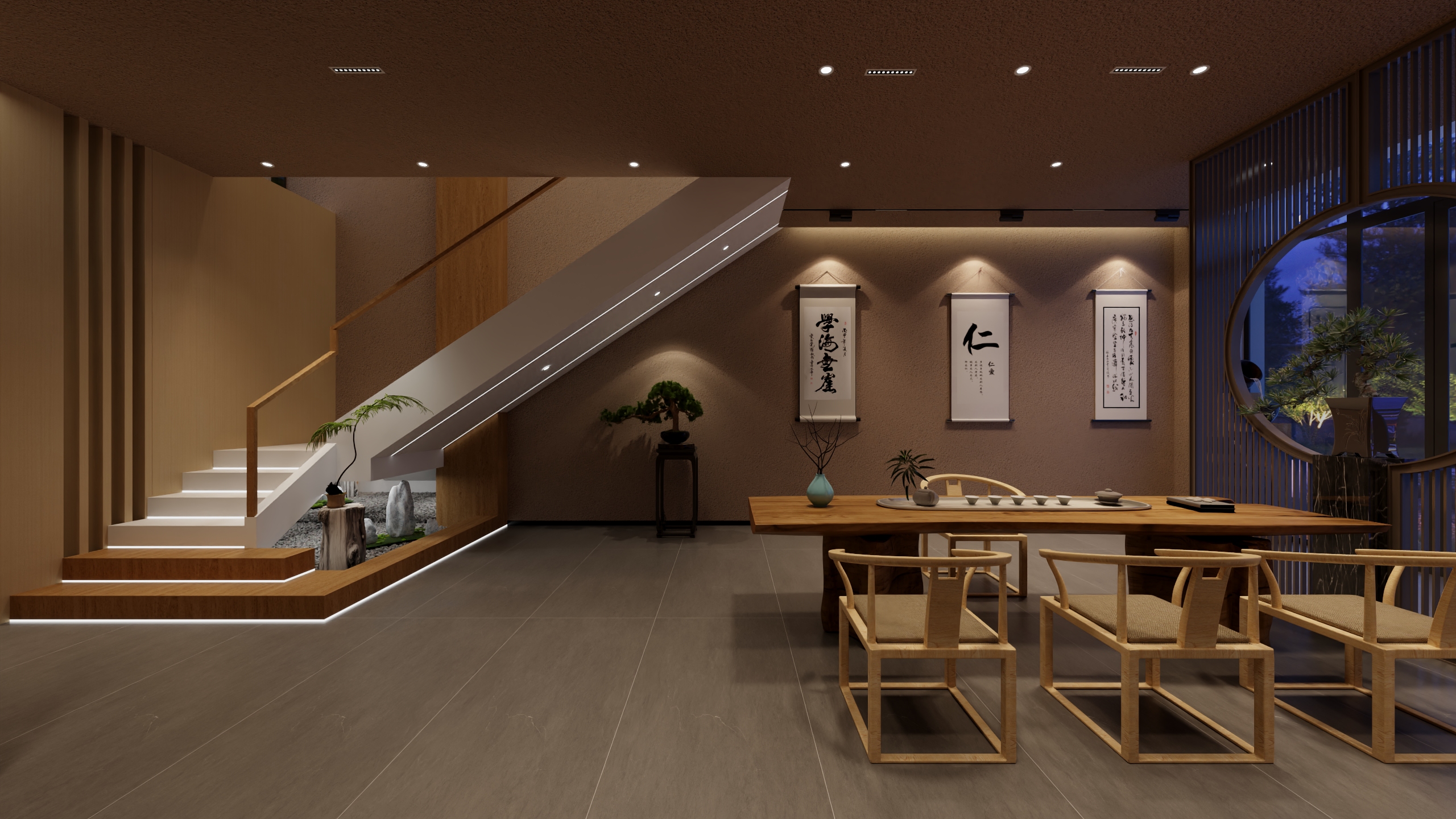 设计师朱家远-御景珺庭《茶与故事》-装修设计方案