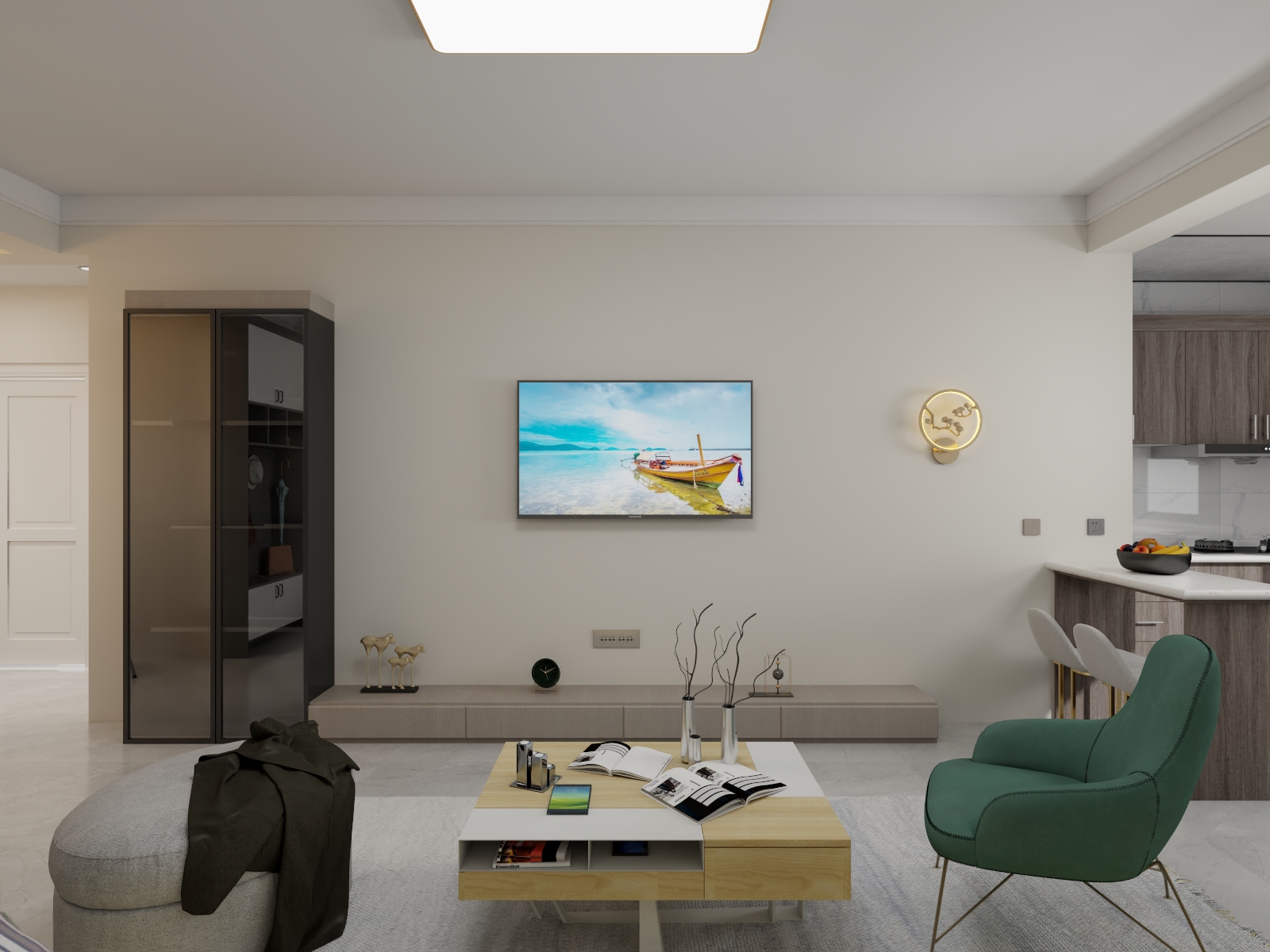 马岳平-现代两居-装修设计方案