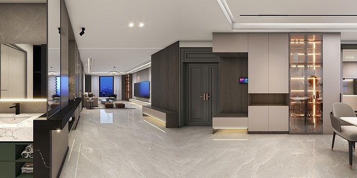 十方装饰张小龙-叫来河悦府149㎡-装修设计方案