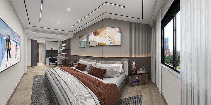 Sandbvmc-公园南苑 3-705-装修设计方案