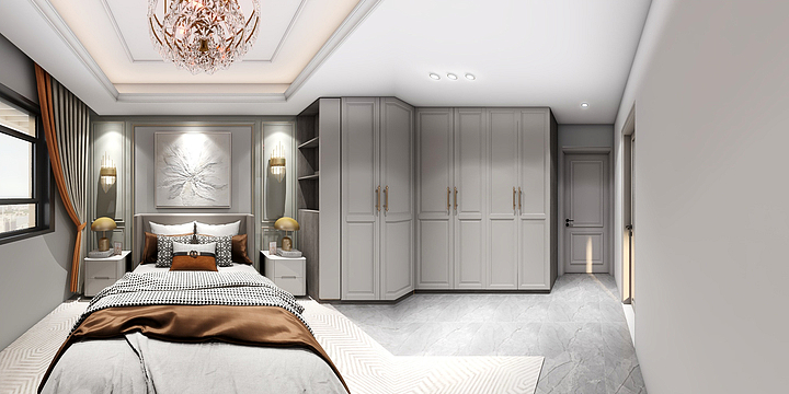 宋小先生- 云栖府-140轻奢美式-装修设计方案