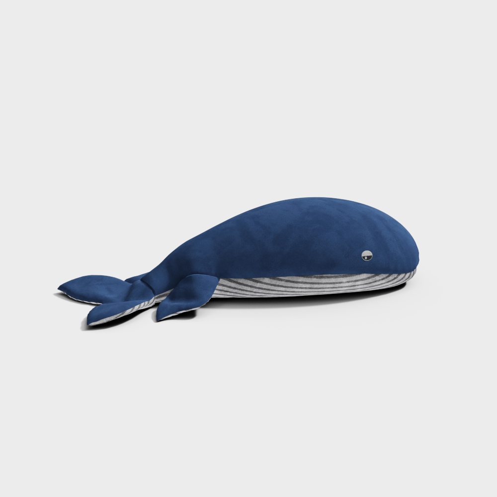 现代鲸鱼抱枕