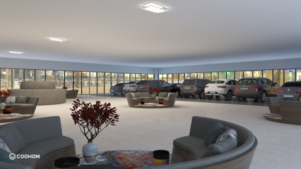 Gabrielle的装修设计方案Car showroom design