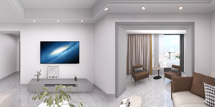 A嘉俊瓷砖刘承江-福海公寓D区402-装修设计方案