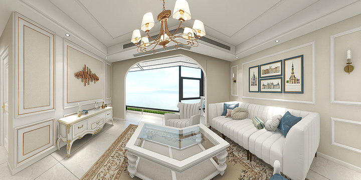 全案设计师杨涛-鹿园华府  4-2-2603   107㎡3室-装修设计方案