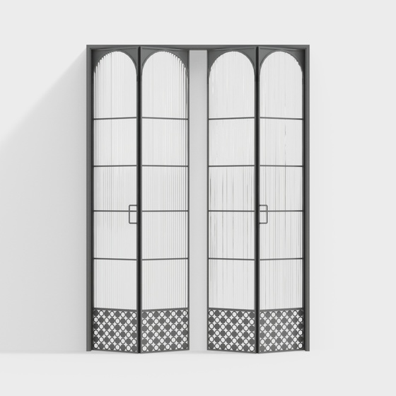Modern Folding Doors,Gray