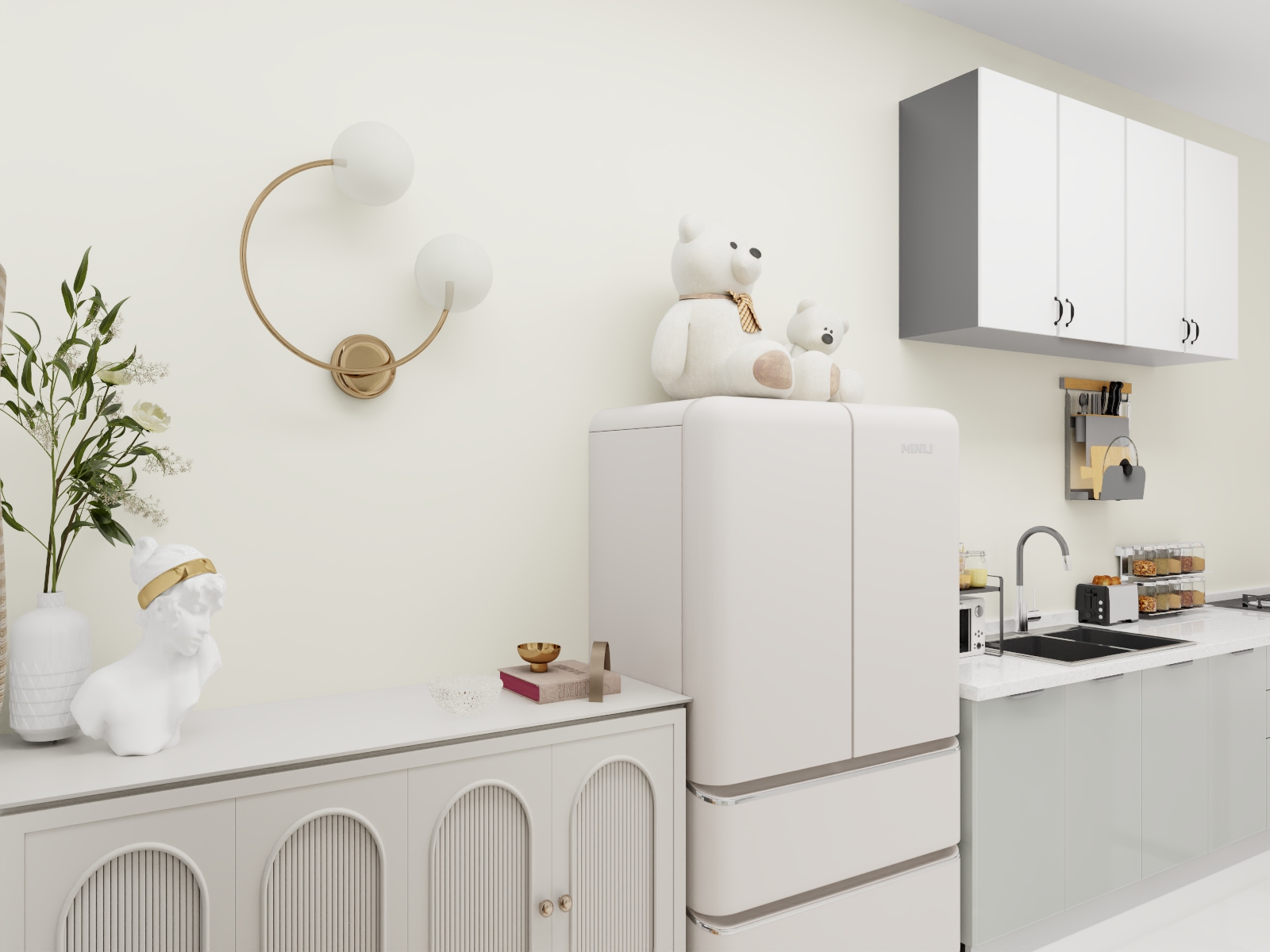 小雪天気-新城·荣樾现代简约43㎡1室-装修设计方案