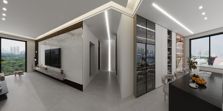 Soulmatet-梦想城朱哥无主灯设计-装修设计方案