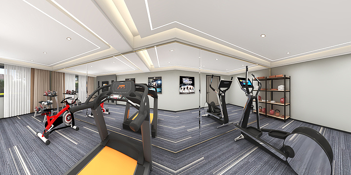 设计_柱-石龙别墅富一层健身房3.10-装修设计方案