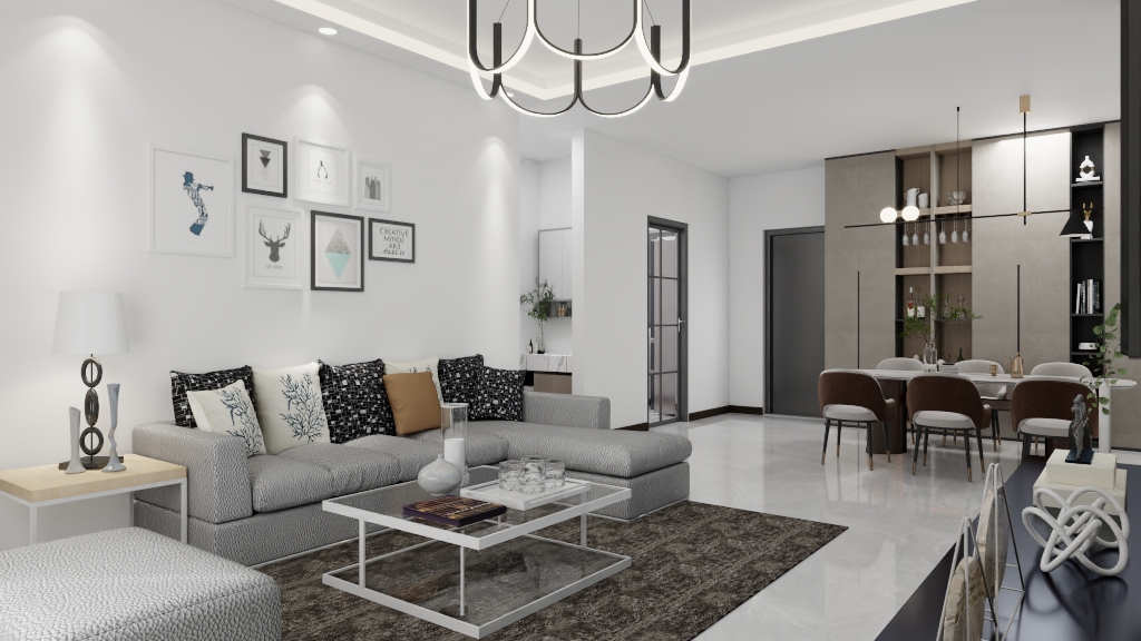 蒋燕西-104㎡3室-装修设计方案