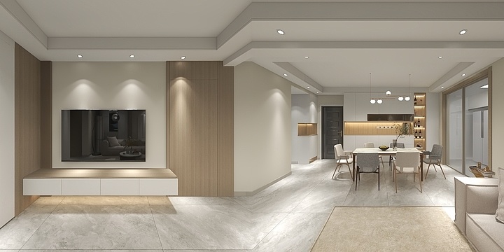 济南装修小刘-2023北桥山景苑02户-三室改四室-装修设计方案