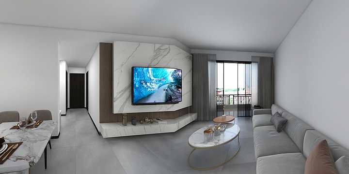 尚业装饰萧工-中粮6栋2703-装修设计方案