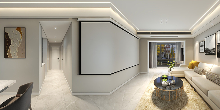 装修设计师II赵才文II-金山国际 13-2-1303 彭姐-装修设计方案