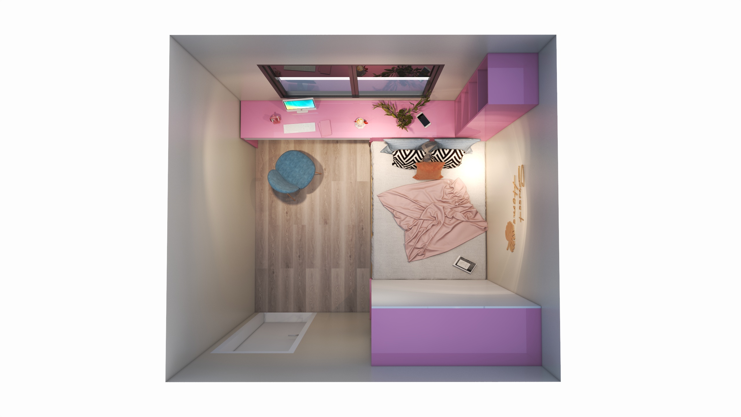 芳华之丽-卧室4-儿童房11㎡-装修设计方案