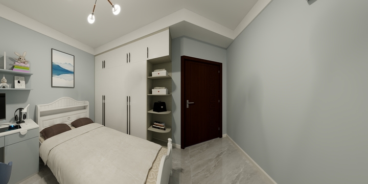 西安华成永泰装饰-39#601现代简约-装修设计方案