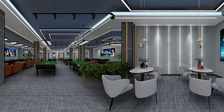 一欣舍-台球俱乐部2-装修设计方案