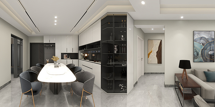 等风来啊-金茂赵老师-效果图-装修设计方案