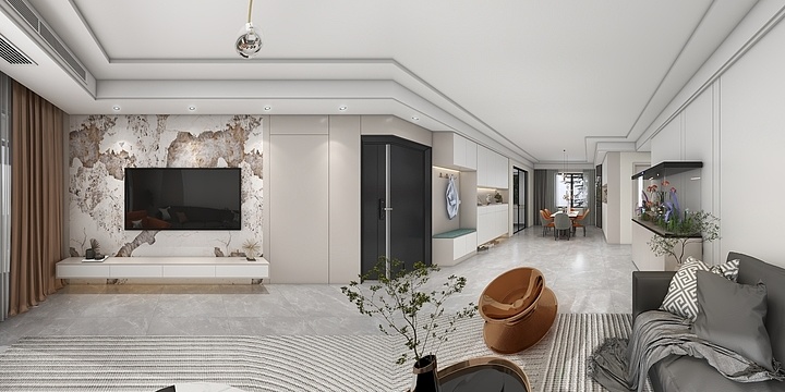 全景VR效果-燕山书苑-装修设计方案