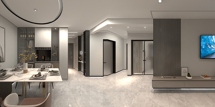 锐港装饰设计-B2户型0-装修设计方案