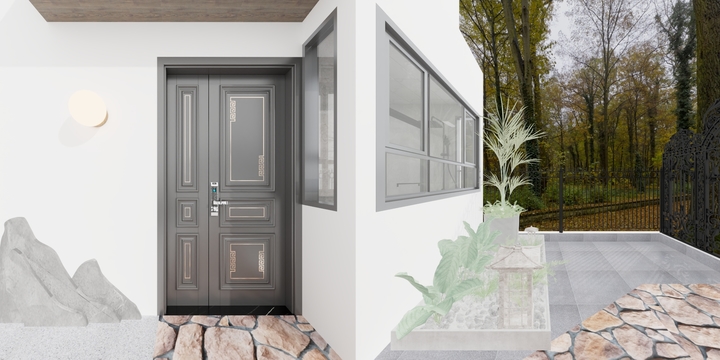 全案设计杨博-同济医大教授楼 新中式风格-装修设计方案