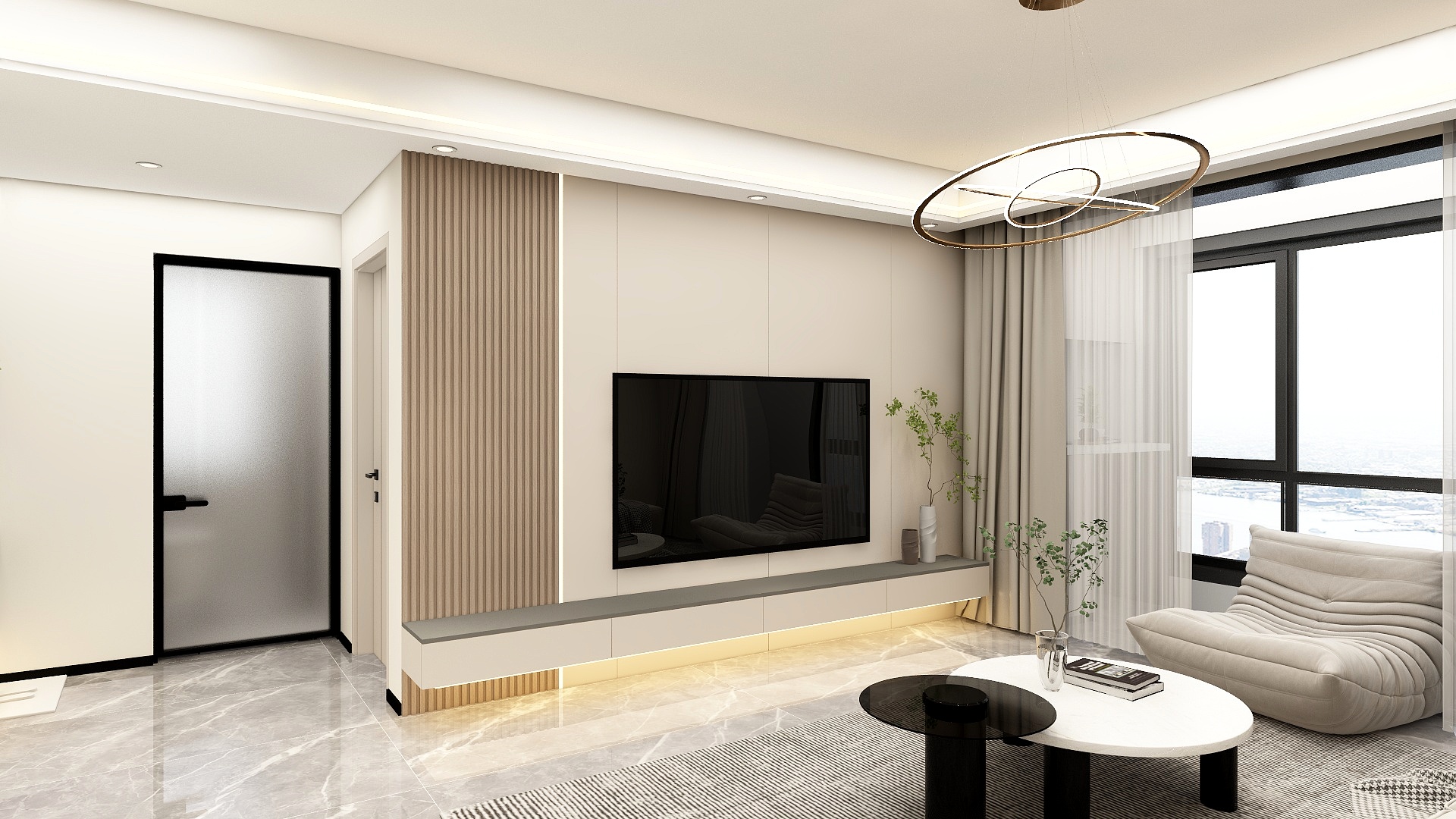 君策家居-碧景阳光6-1202-装修设计方案