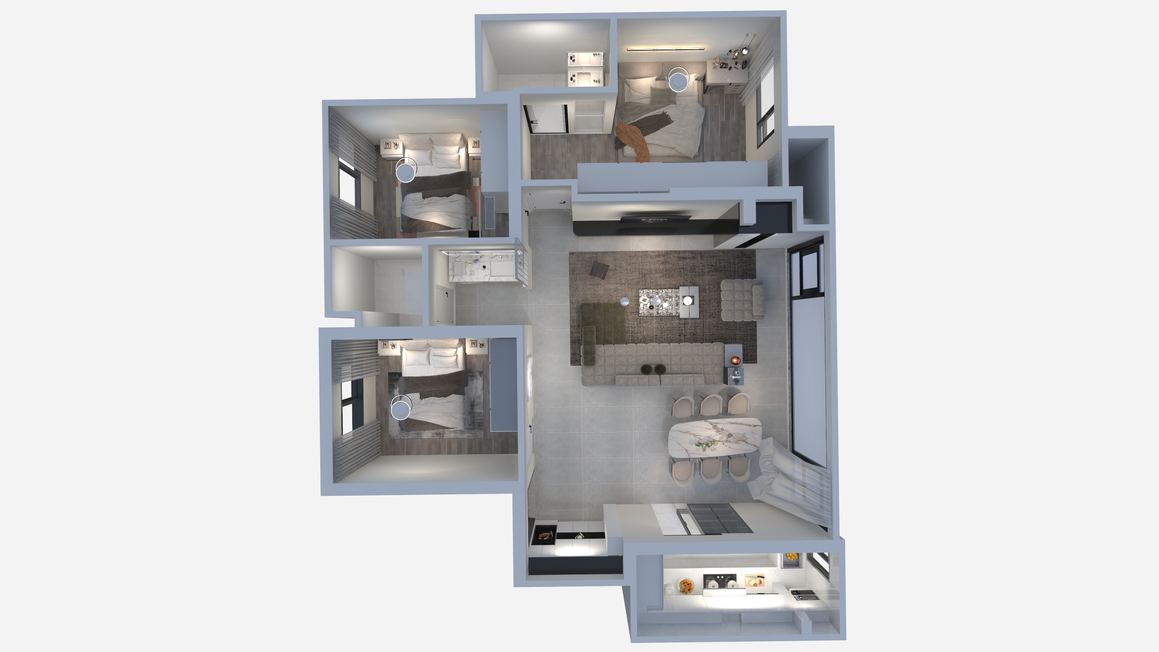 定制设计效果图-印江府41-301-装修设计方案