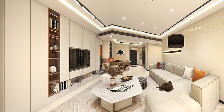 尚亿大宅装饰-玖熙城 117b户型-装修设计方案