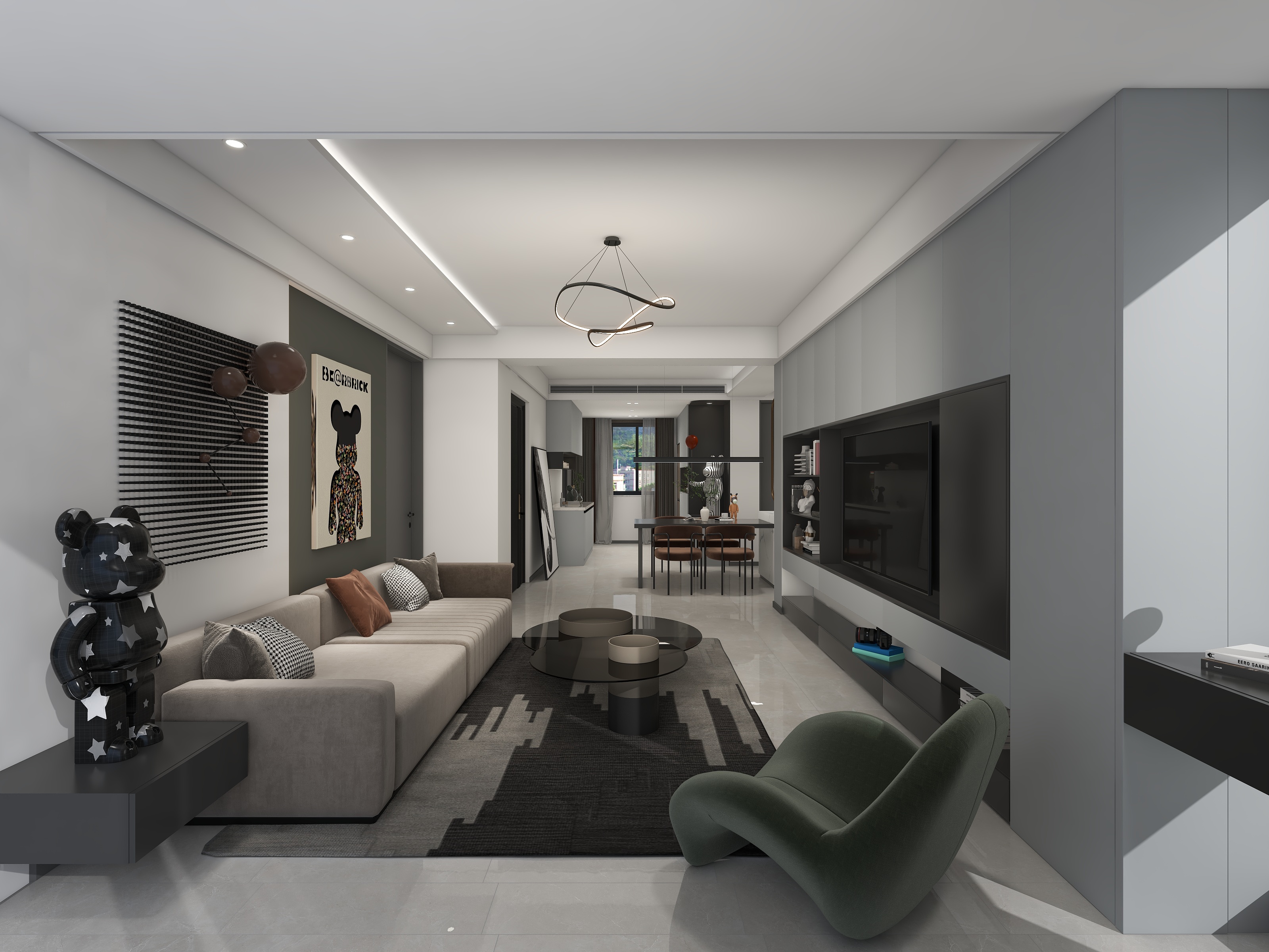 壹叁玖设计空间-百匠华府一号f1户型-装修设计方案