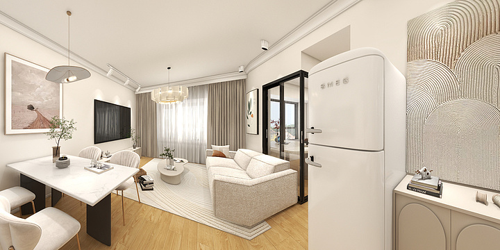 潘存金-隆鑫印象东方6-1504-装修设计方案