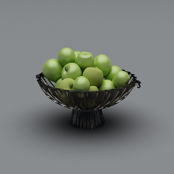 Modern Fruit and Vegetable,Fruit and Vegetable,Table Decor,Green+Black
