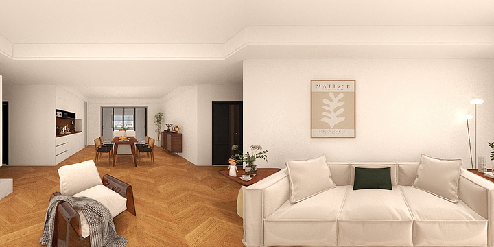 黑色的白BZBD-阳光嘉园-装修设计方案