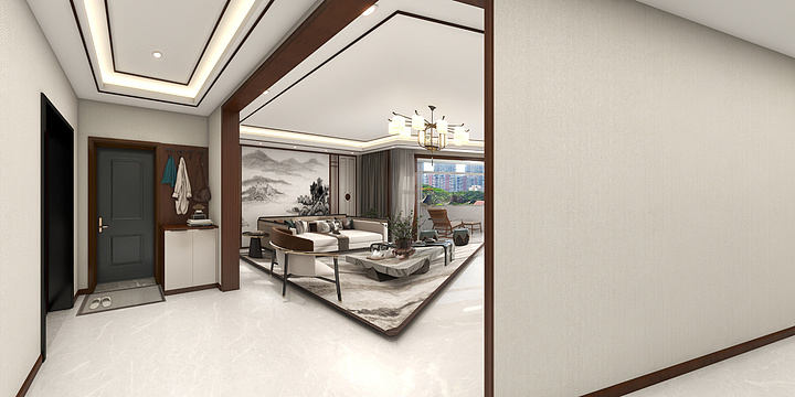 山西龙源伟业装饰有限公司-（3）警官学校住宅小区9-1-4西户-装修设计方案