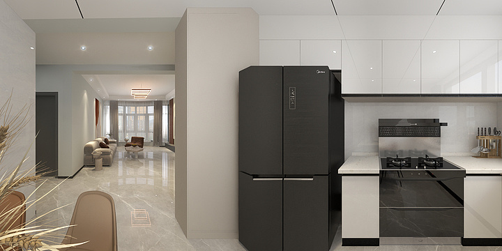 洛克设-普定鑫旺大市场-装修设计方案