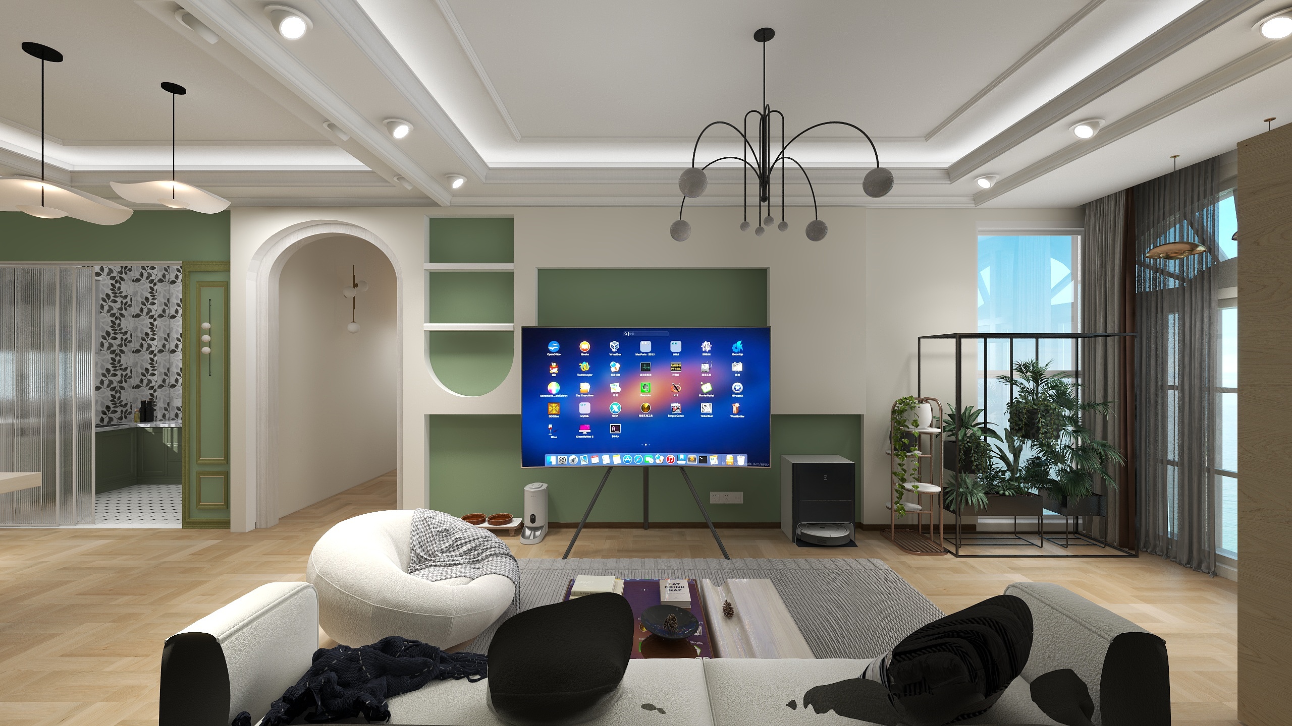 Xena-Xiao-海德公园81㎡3室-装修设计方案