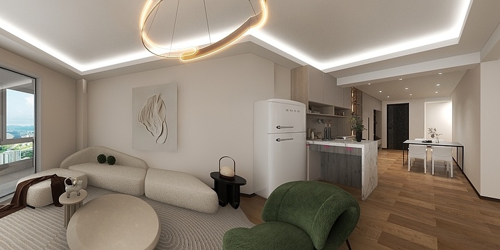 元镜空间设计-弘泰尚都-装修设计方案