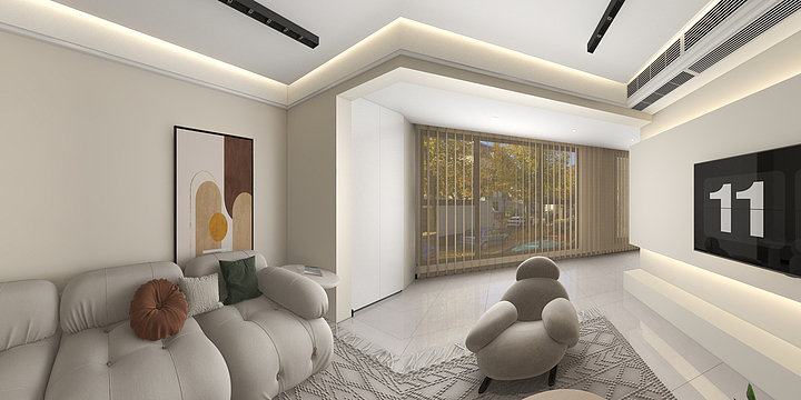 枫影啊-奶油-装修设计方案