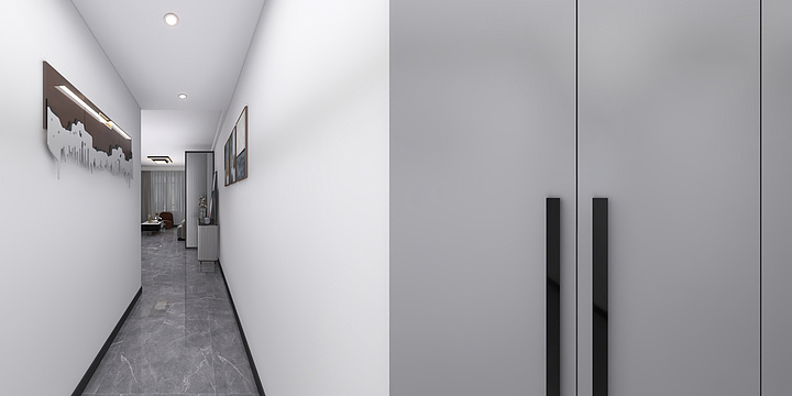 道尘丨空间设计-和山步云谷 86平-装修设计方案