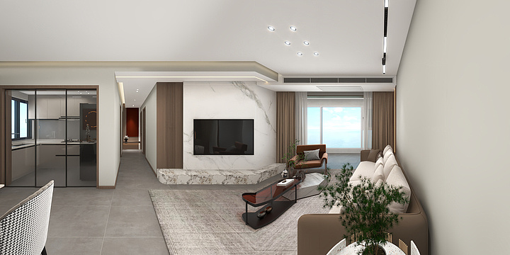 嘉齐全案设计-振兴文禾赋19#3104-装修设计方案